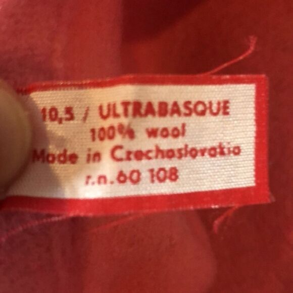 Vintage 1980’s Pretty in Pink 100% Wool Ultrabasque Beret | Brand New - Picture 3 of 5